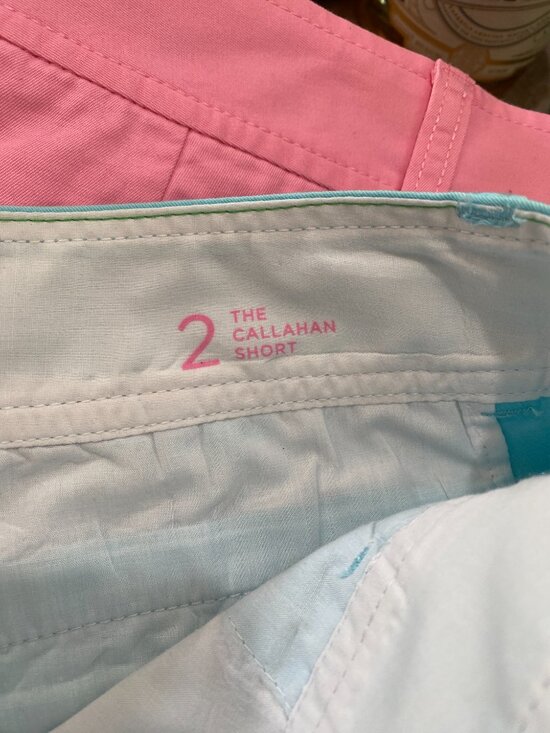 Lilly Pulitzer Aqua Cotton Shorts Size 4 Classic Preppy Summer Casual - Picture 5 of 7